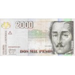 Colombia P-457 2000 Pesos UNC 2013