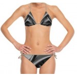Net-Steals New for 2022, Bikini Swimsuit from England - Gray Swirl