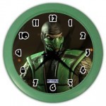 Net-Steals New, Wall Clock - Green: Mortal Kombat Reptile